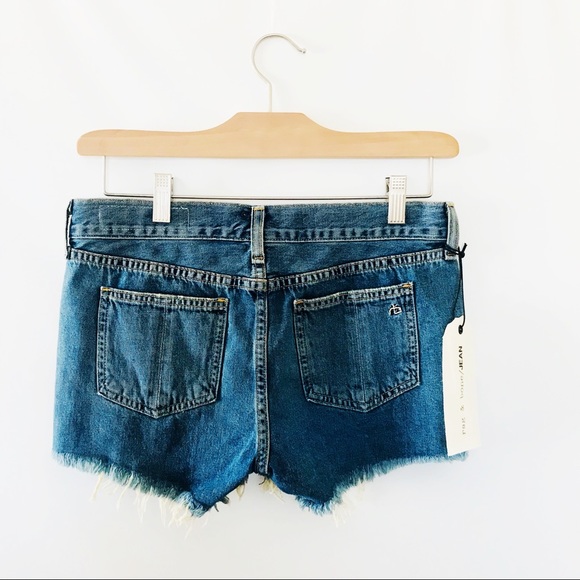 Rag and bone distressed jean shorts - Picture 2 of 7